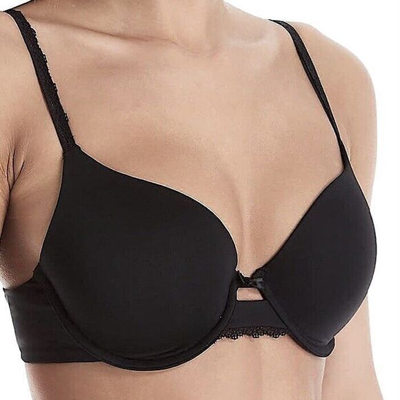 Maidenform Self Expressions 36D Perfect Lift Push Up Bra Black SE1186 - Picture 1 of 4